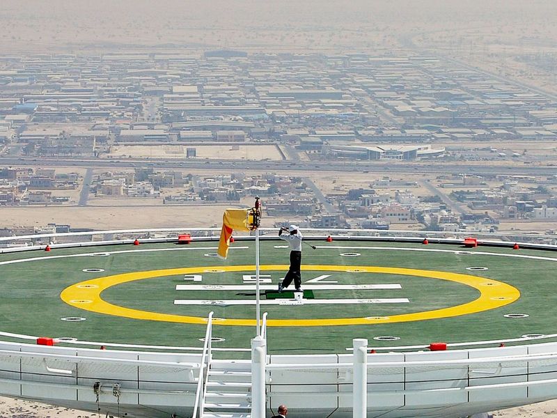 Tiger Woods Burj Al Arab