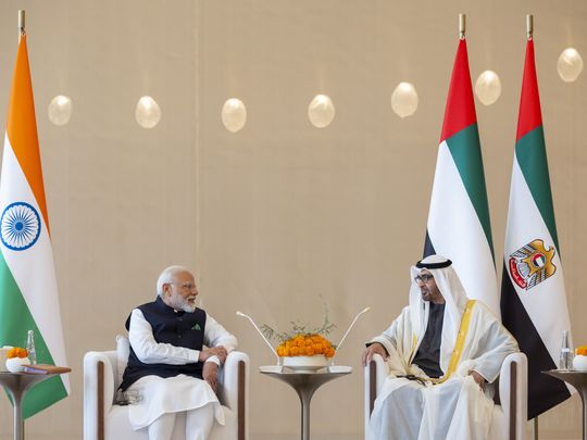 UAE President, Prime Minister of India discuss enhancing strategic, economic partnerships