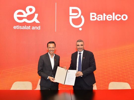 e& and Batelco signed a Memorandum of Understanding (MoU) 