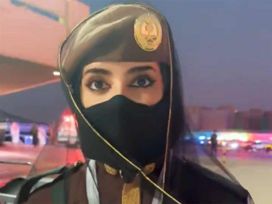 Saudi Arabia welcomes its first female camel patrolwoman