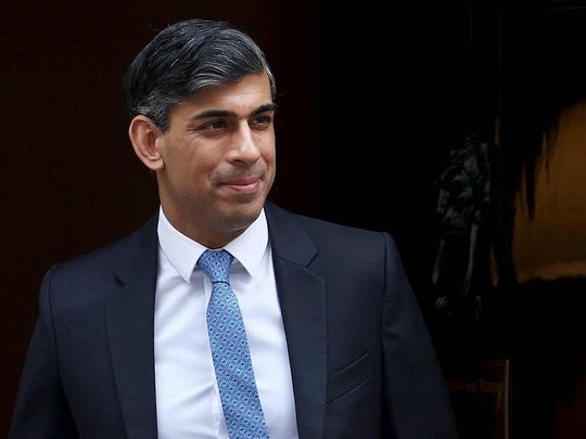  Britain's Prime Minister Rishi Sunak leaves from 10 Downing Street
