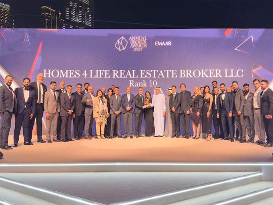 Homes 4 Life Team receiving the award