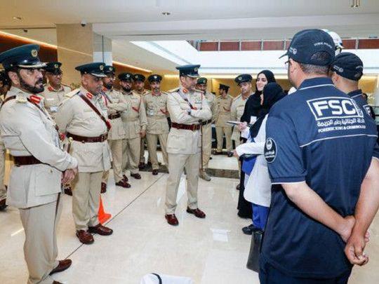 Lt. Gen. Abdullah Khalifa Al Marri, Commander-in-Chief of Dubai Police, forensic