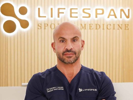 Dr Sammy Masri, Sports and Regenerative medicine expert and CEO of Lifespan