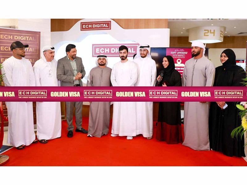 ECH Digital, one of the most prominent government service providers opens its new branch in Al Bustan Center. 