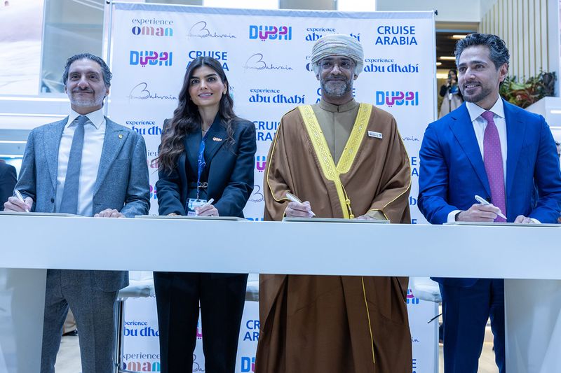 The maritime and tourism authorities of Dubai, Abu Dhabi, Bahrain and Oman have formalised the Cruise Arabia alliance – a strategic regional partnership that will promote the Arabian Gulf as a cruise ship destination globally