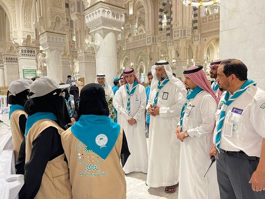 Grand mosque mecca umrah scouts