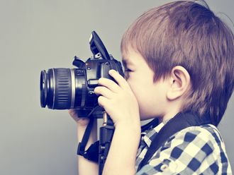 Kid with camera