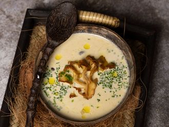 Your Ramadan Table: Truffle coconut mushroom soup