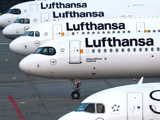 2024-03-14T192319Z_41550682_RC2UG6A5YXIA_RTRMADP_3_LUFTHANSA-LABOUR-UNION-(Read-Only)