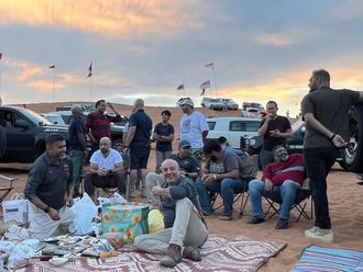 Desert Iftar with over 2,000 people in Sharjah