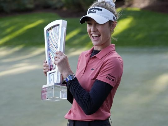 Nelly Korda became the first American since Kathy Whitworth in 1969 to win four of her first five starts in a season.