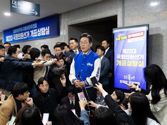 Korea lee polls