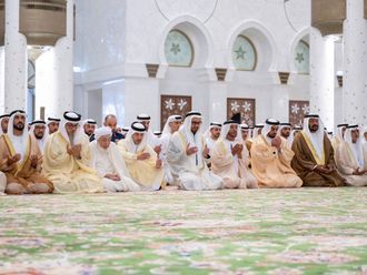 UAE President leads Eid Al Fitr prayers in the country