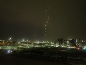 Rain, lightning and thunder hit some parts of UAE