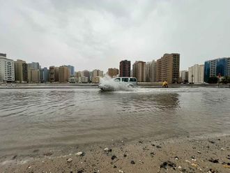 Hail in Al Ain, rain continues across UAE