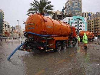 Watch: Sharjah deploys 600 personnel, 670 water tankers