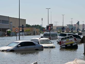 DUBAI / UAE / RAIN / FLOODING