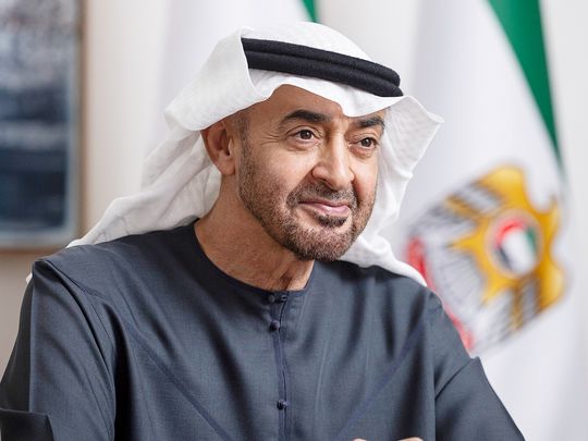 UAE President Highness Sheikh Mohamed bin Zayed Al Nahyan WAM