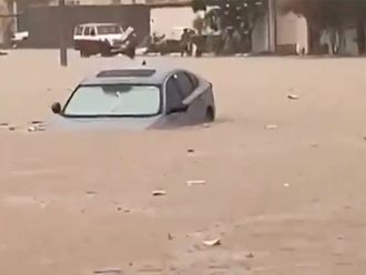 Watch: Heavy rains sweep cars away in Saudi Arabia