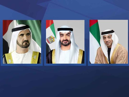 Sheikh Mohamed bin Zayed Sheikh Mohammed bin Rashid Sheikh Mansour bin Zayed 