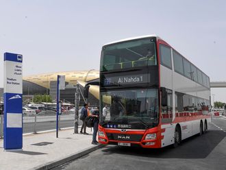 Dubai speeds up buses and opens new station