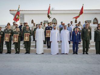 Hamdan attends anniversary of armed forces unification