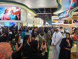 Visitors on the opening day of Arabian Travel Market 2024.