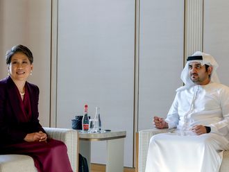 Maktoum bin Mohammed meets with State Street CEO