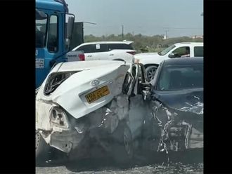 Oman truck accident