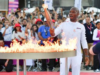 Olympic torch relay completes its first day in France
