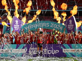 Manchester United lift Women’s FA Cup for first time
