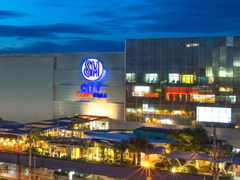 A view of SM City North EDSA in Quezon City, Manila.
