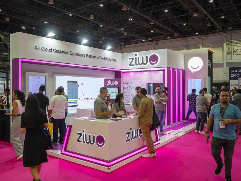 Ziwo Exhibition stand @Seamless Dubai 