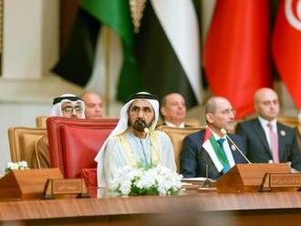 Arab summit calls for Israel pullout from Gaza