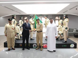 ministers and public security officials from Romania, Costa Rica and Brazil Dubai police