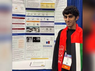 Sharjah boy ranked No. 3 globally in chemistry