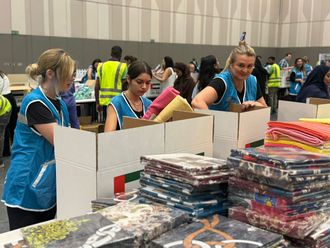 Watch: 300 UAE volunteers pack relief aid for Brazil