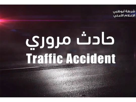 Accident report X | @ADPoliceHQ 
