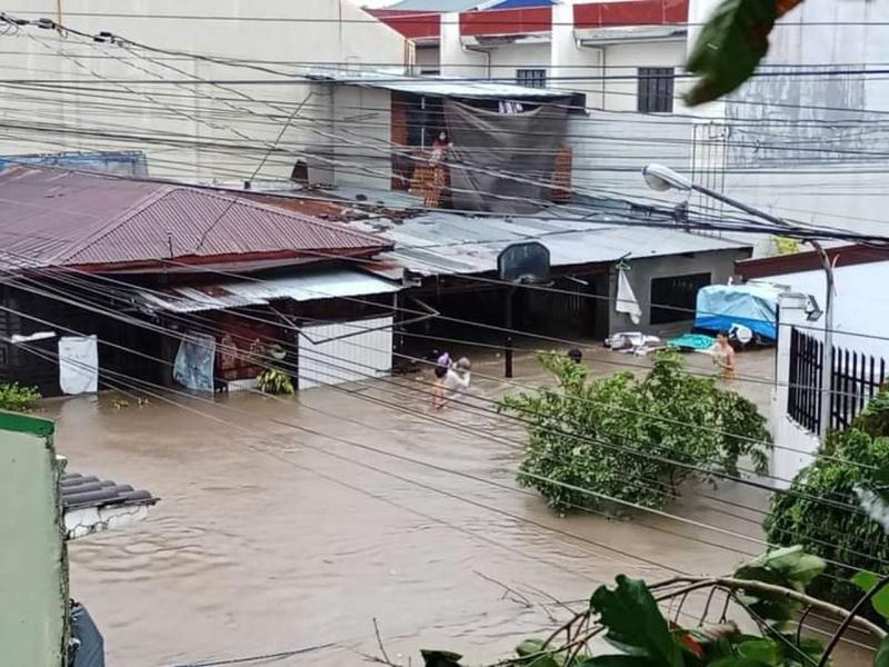 Aghon flood in the Philippines 