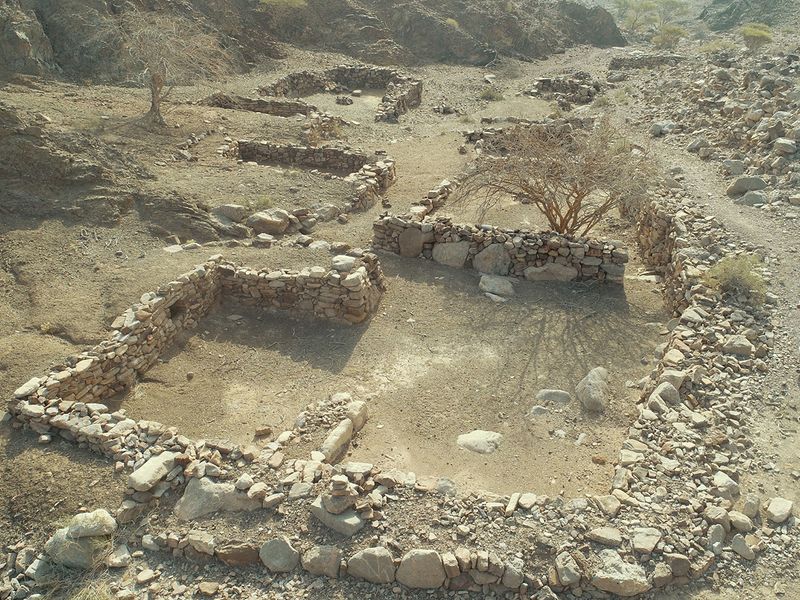 The Suhaila Archaeological Sites in Dubai.