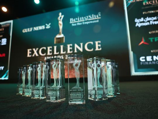 Excellence Awards trophies ANAS