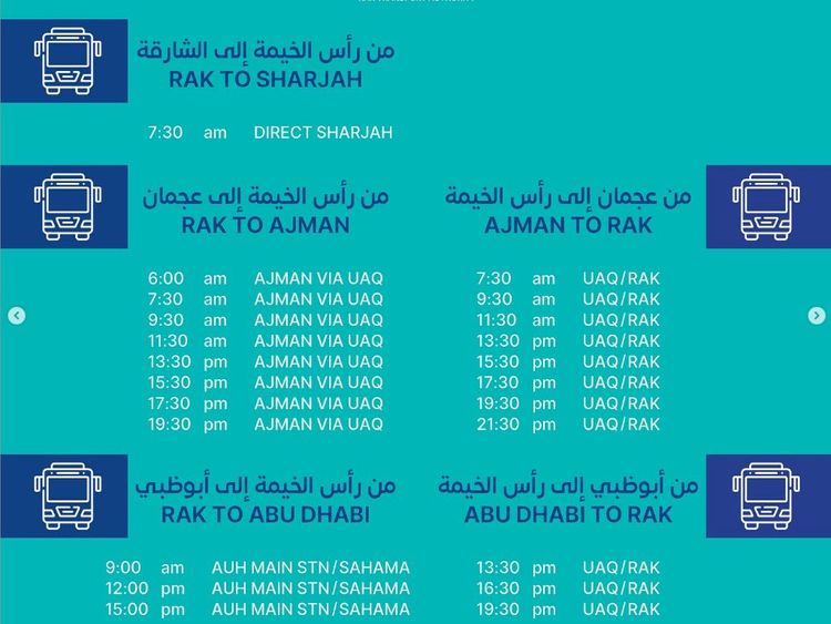 RAKTA intercity bus timings for Eid