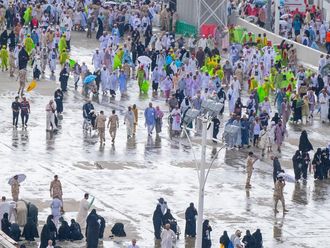 Watch: Showers bring relief for Hajj pilgrims