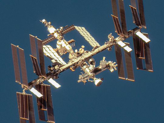 Boeing Starliner spacecraft docked with the International Space Station's (ISS)