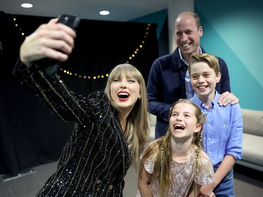taylor swift with prince william