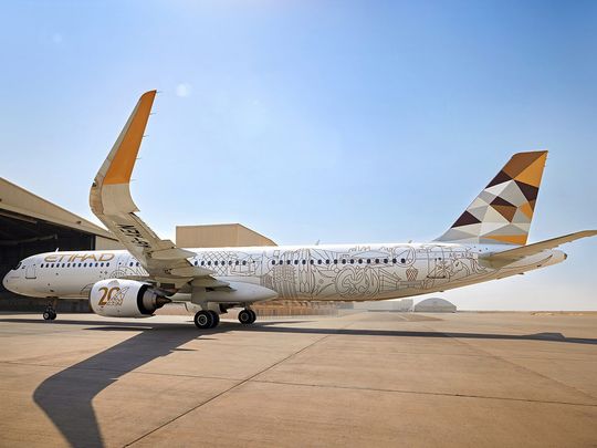 STOCK Etihad Airways new livery