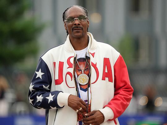 US rapper and actor Snoop Dogg