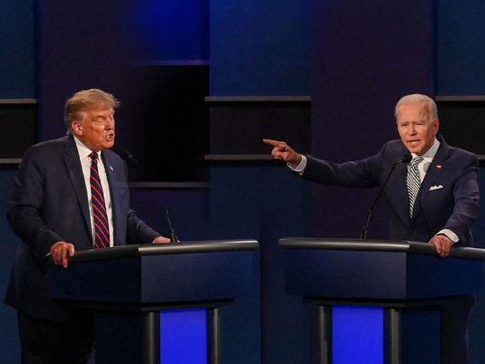 Trump Biden debate 2020