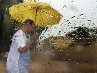 Hail, rain fall across different regions of UAE